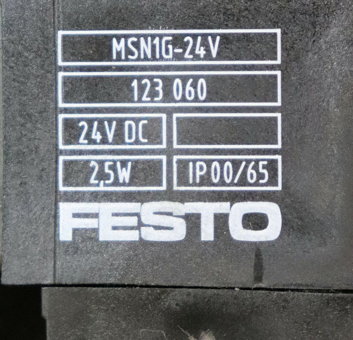 FESTO MURR Magnetventil + MSUD Doppelventilstecker MN 1H-5/3G-D-1 C Nr. 159681