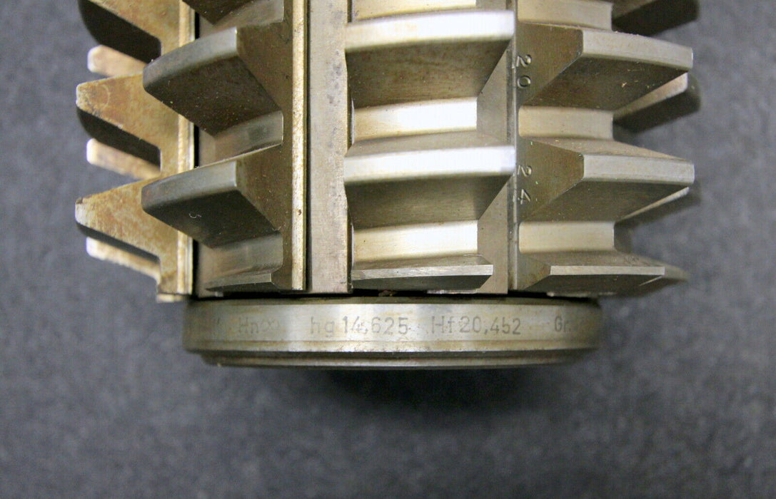 KLINGELNBERG Stollenwälzfräser involute spline hob Vorfräser m= 6,5mm BP III