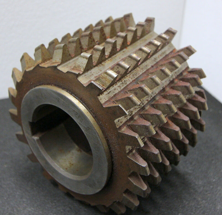 Vollstahlwälzfräser gear hob m= 4,5mm 20° EGW - Ø145x115xØ60mm LKN 2gg. Rechts