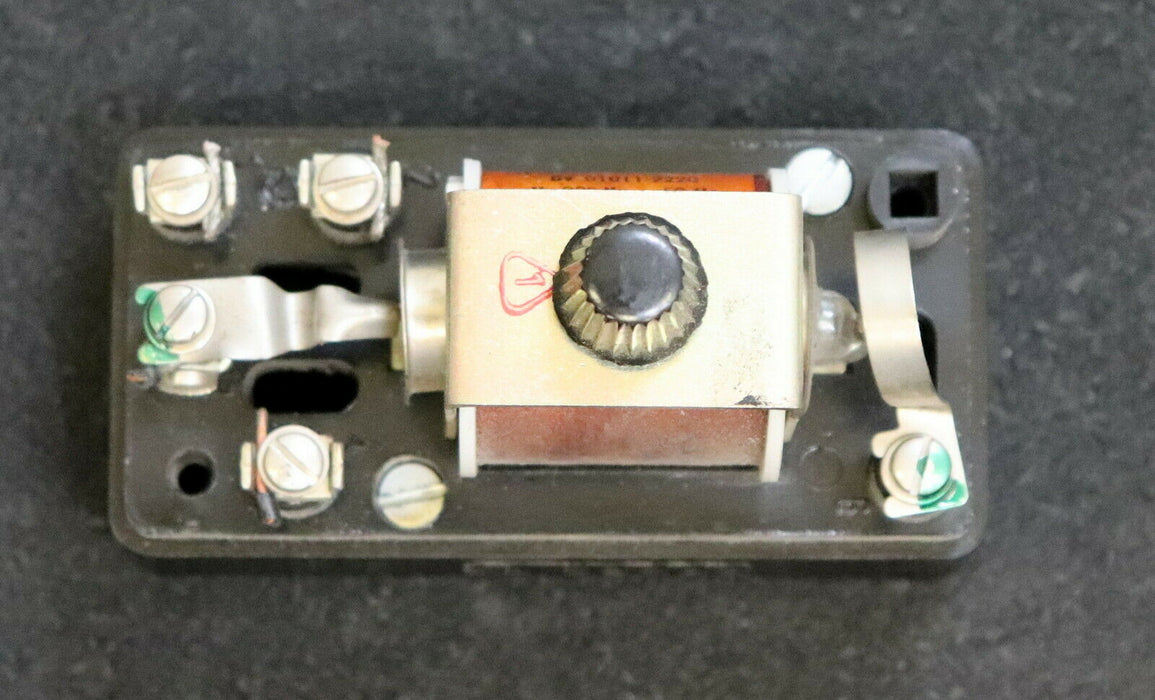 VEB STATEX Hg-Relais A1/1 220VAC 50Hz Bv01011-2220 IP20 ohne Kunststoffdeckel!