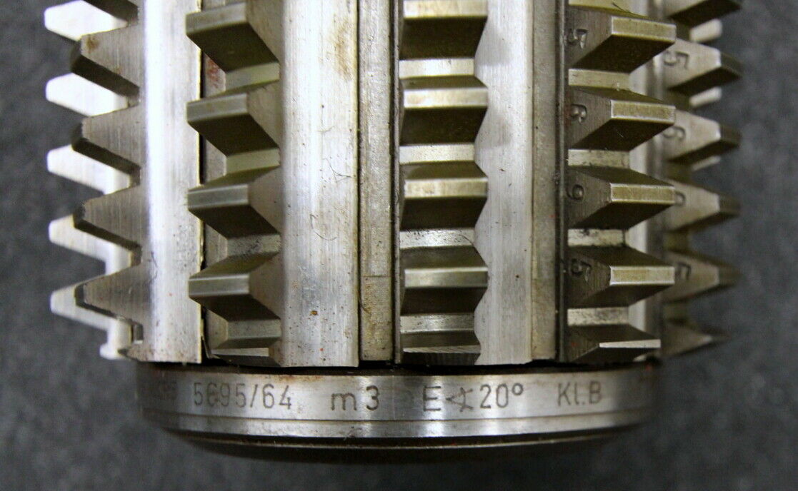 KLINGELNBERG Stollenwälzfräser involute spline hob Fertigfräser m=3mm BP I