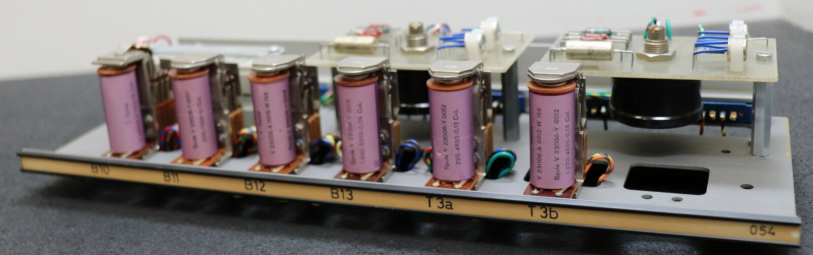 S.I.P. SCHÜTTE Einschub Karte 054 für Lehrenbohrwerk mit 2x Platine 460208a wurd