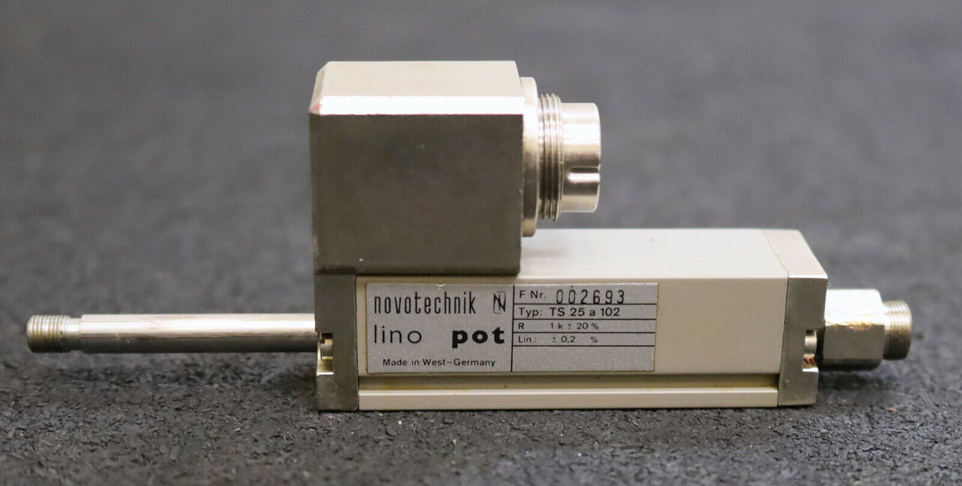 NOVOTECHNIK Lino Pot Kurzwegaufnehmer TS 25 a 102 * Linear Transducer Nr. 334005