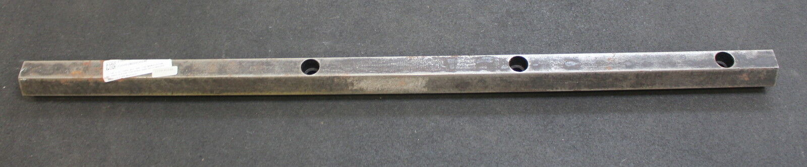 Sechskant aus Stahl 6kant x 750mm Länge Schlüsselweite SW36 mit 4 Schraublöchern