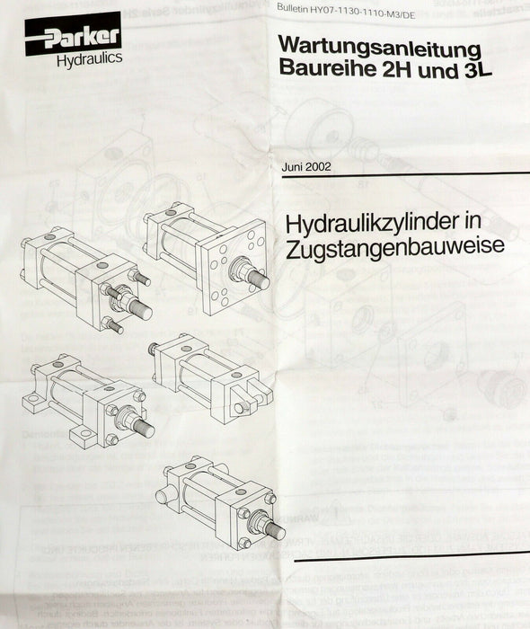 PARKER Piston seal Kit HI-LOAD Kolbenservice-SatzPK152HK001 enthält 2x O-Ring