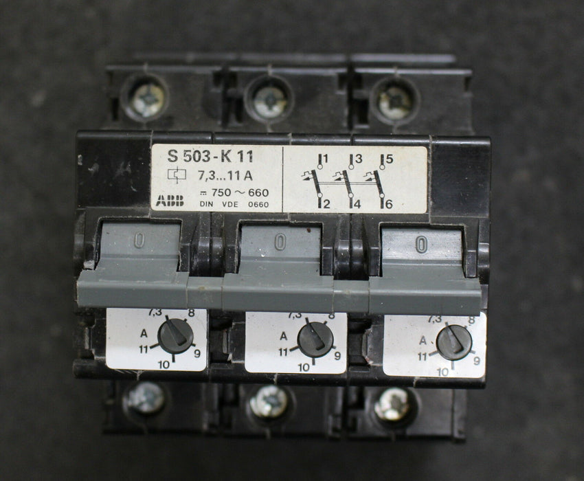 ABB BBC Hochleistungssicherungsautomat S503-K 11 7,3-11A 380/660VAC