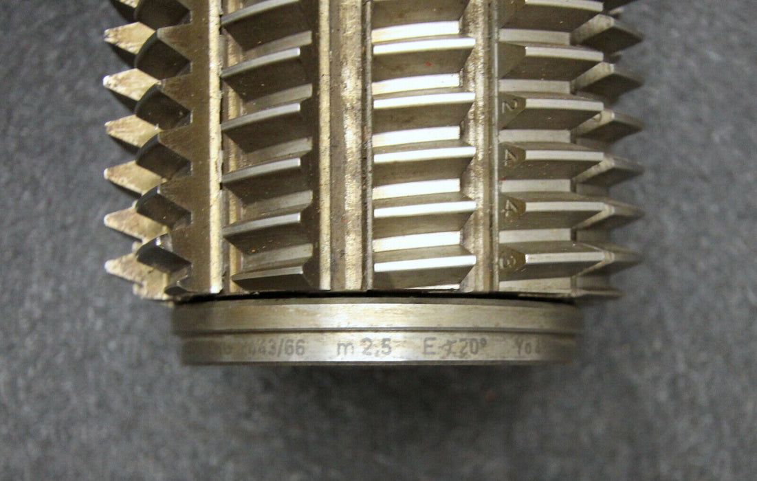 KLINGELNBERG Stollenwälzfräser m=2,5mm BP III Verschleißspuren! Ø100x105xØ32mm