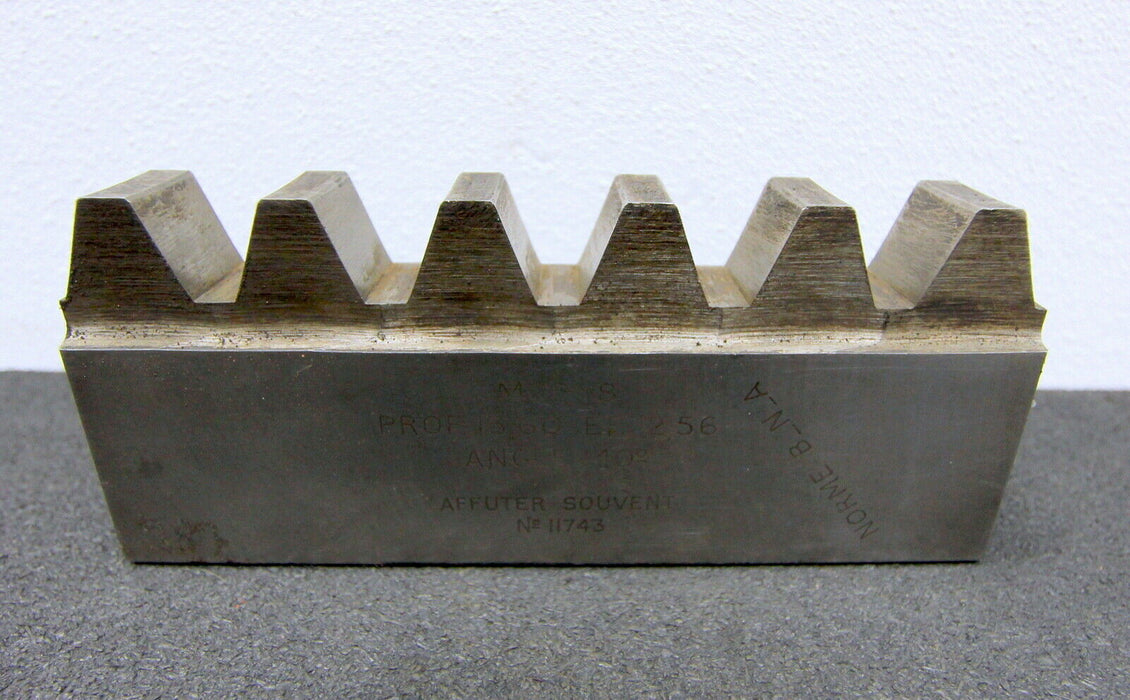 ROLLET PARIS Hobelkamm rack cutter MAAG-Wälzhobelmaschinen m= 8 Angle 20° 150x25mm