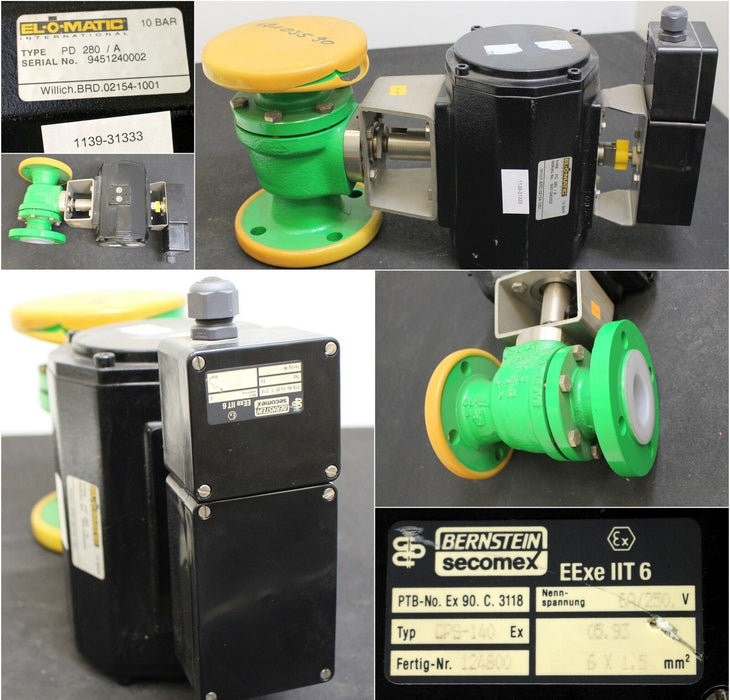 EL-O-MATIC Stellantrieb PD 280/A - Ventil DN50/PN16 + Steuergerät CPS140