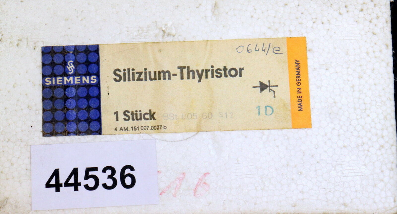 SIEMENS Silizium-Tyristor BST L05 60 S12 - unbenutzt