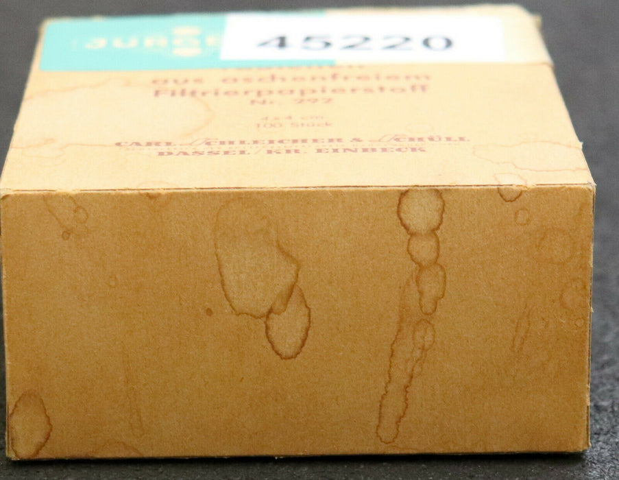 SCHLEICHER & SCHUELL 160Stk Tabletten aschefreier Filtrierpapierstoff Nr. 292