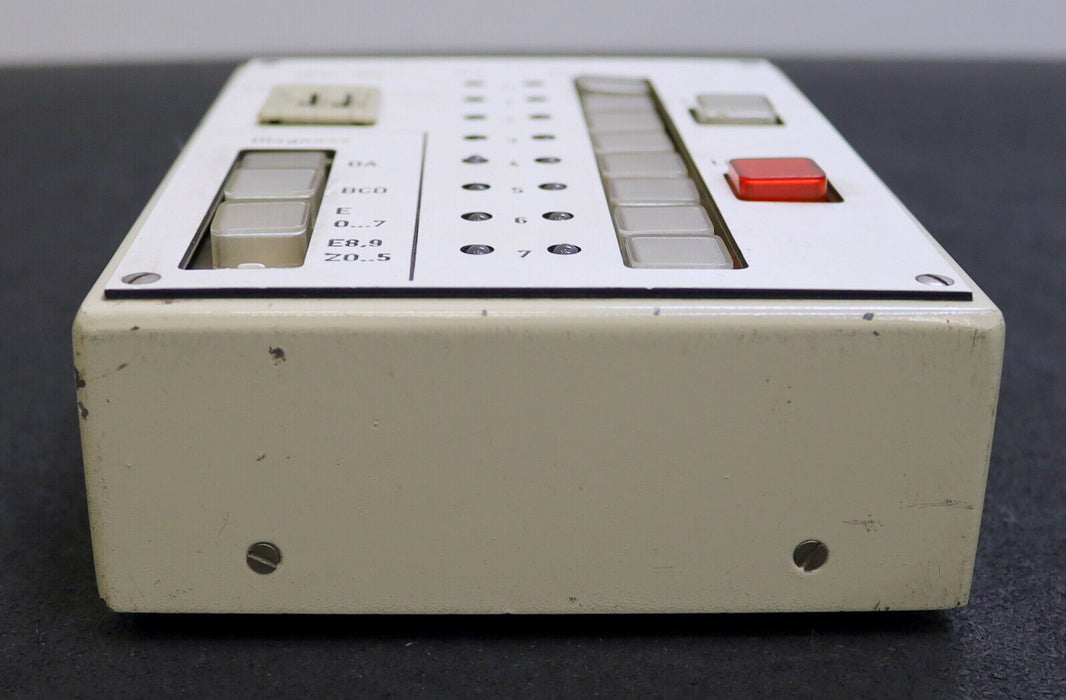 VEB NUERMIK DDR Bediengerät PEAS-IBG gebraucht ! 1 Taste fehlt !