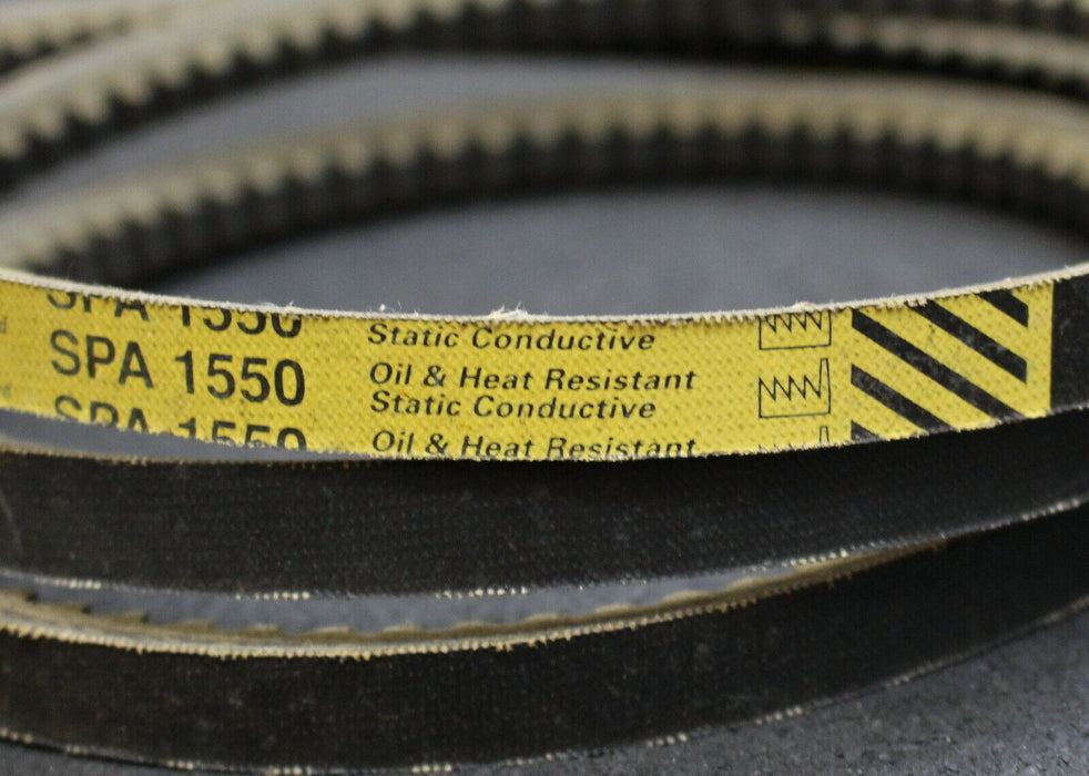 GATES Schmal-Keilriemen gezahnt Super-HC Profil SPA1550 Oil & Heat resistant