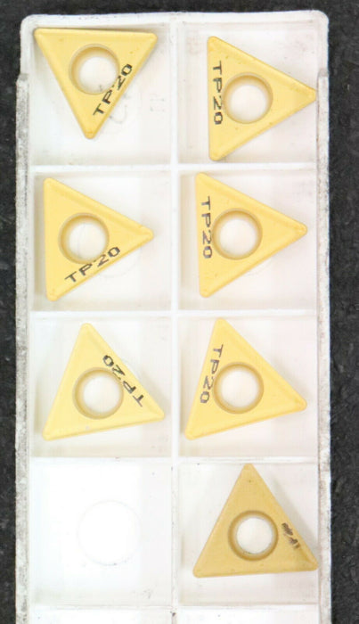 SECO 7 Stück Wendeplatten TCMT16T308-F2 TP20 QTY10