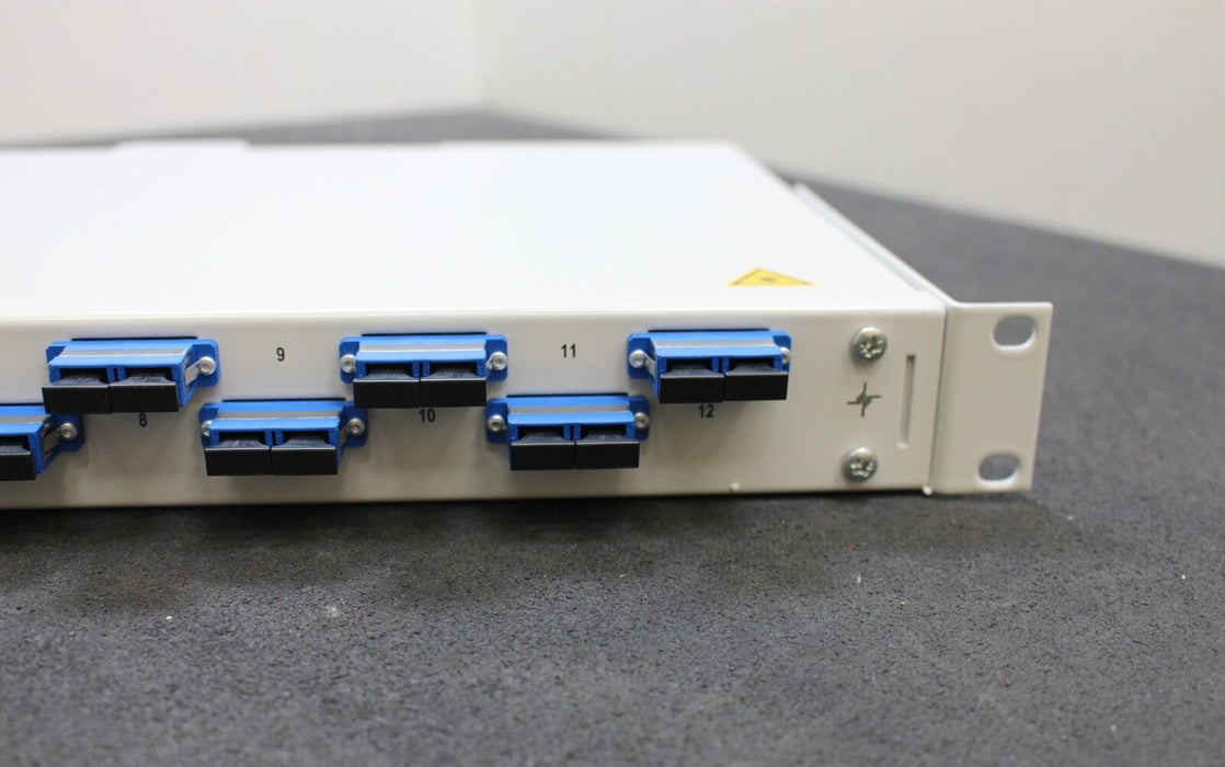 TELEGÄRTNER Spleissbox LWL Rangierverteiler H02030A0013 FO 19“ - V 1HU 12x ST/SC