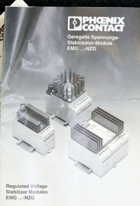 PHOENIX CONTACT Geregelte Spannungs-Stabilisator-Module EMG 75-NZG/G24/2