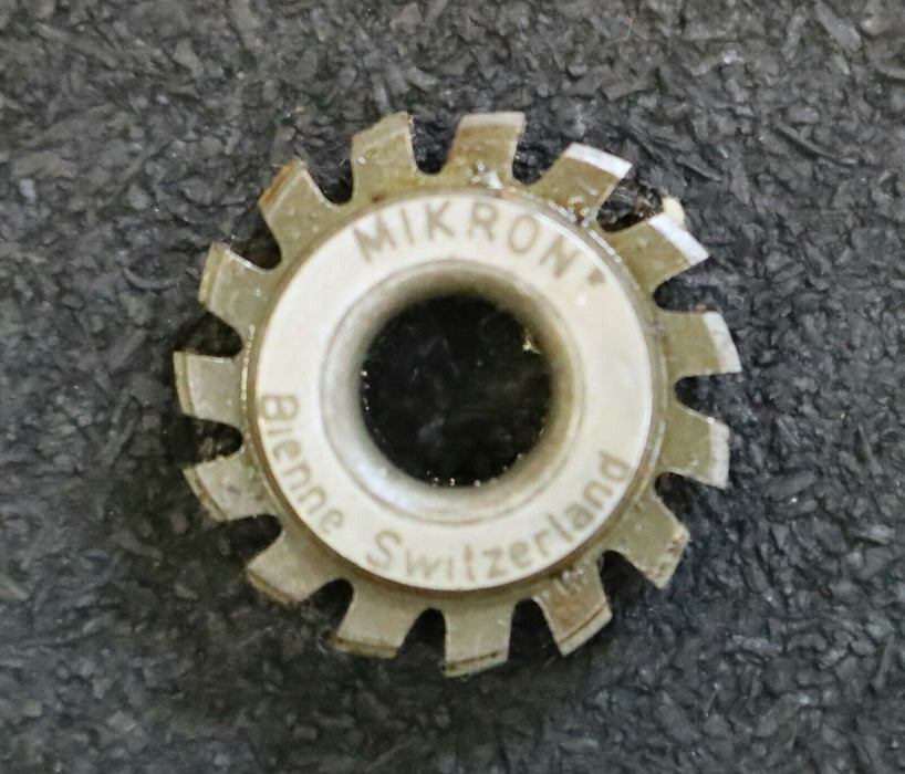 MIKRON Vollstahl-Wälzfräser No. 88292 m= 0,253 ho= 0,658 - Ø24x10xØ8mm