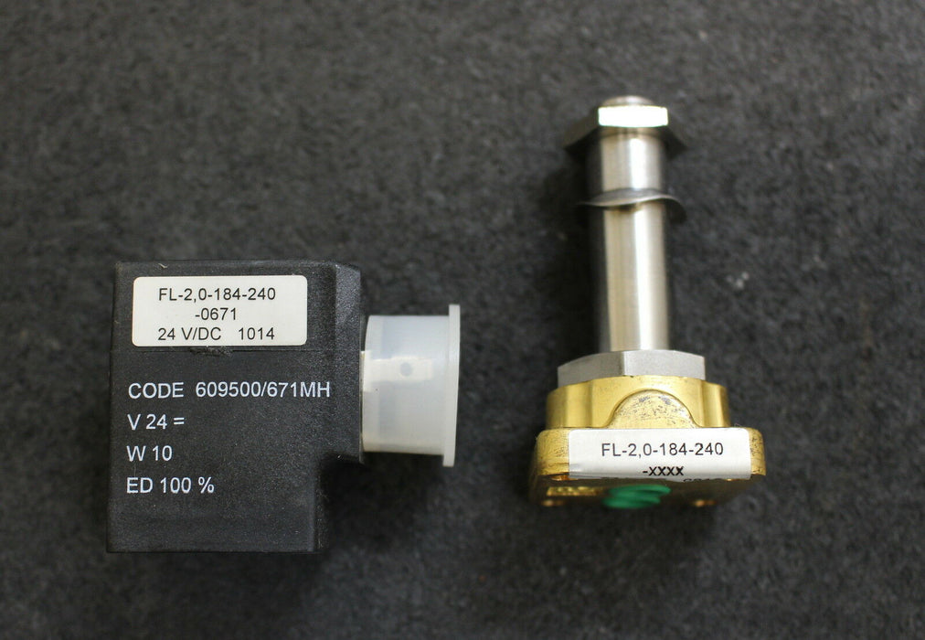 MV AUTOMATION SYSTEMS 2/2-Wege Magnetventil Solenoid valve FL-2,0-184-240-0671