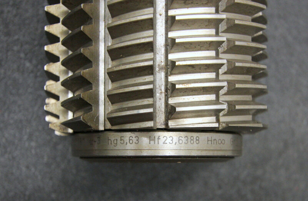 KLINGELNBERG Stollenwälzfräser involute spline hob m=2,5mm BP III LKN 3gg. Re.