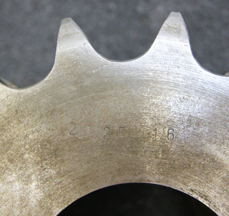 HENKENJOHANN Zweifach-Kettenradscheibe einseitige Nabe Teilung 1"x17,02mm Z= 16