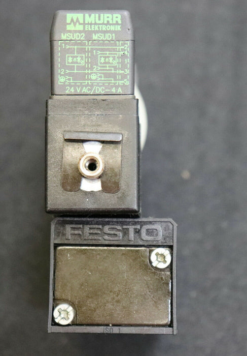 FESTO MURR Magnetventil + MSUD Doppelventilstecker MN 1H-5/3G-D-1 C Nr. 159681