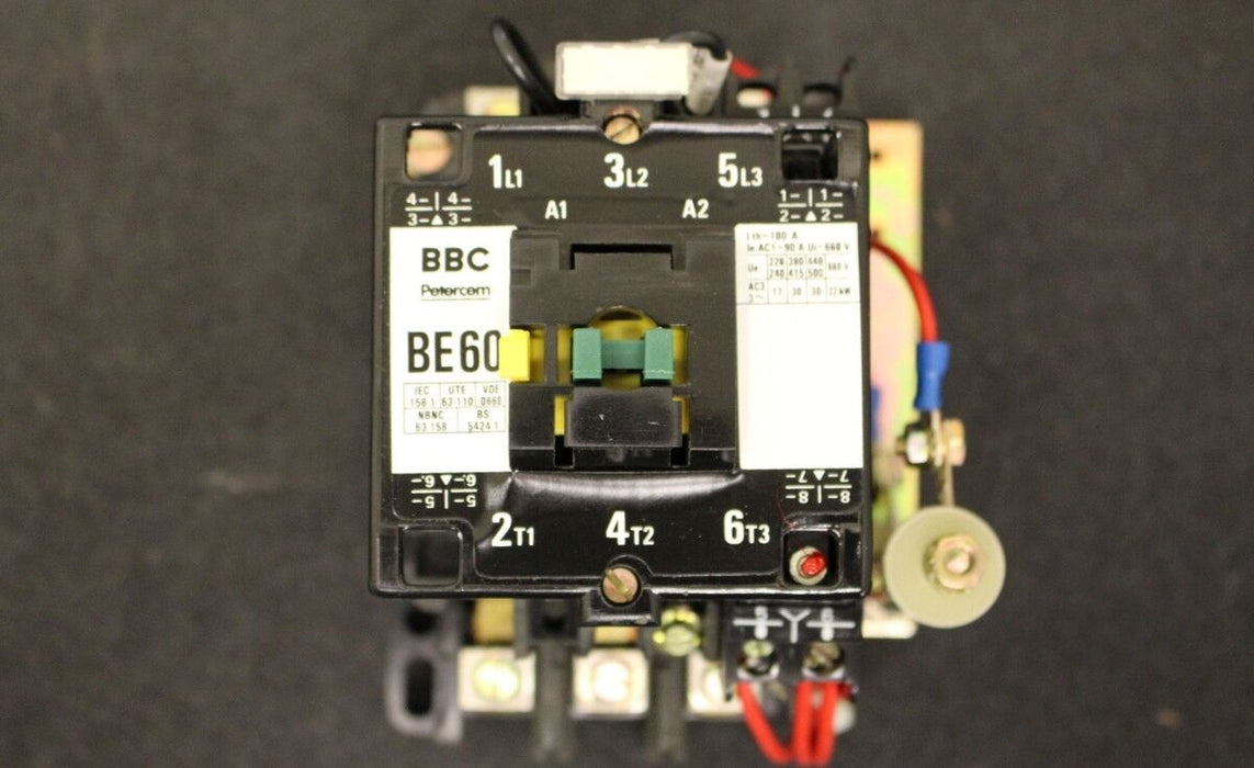 BBC Wechselstrom-Schütz BE60-30-22 - 220VDC - 3S/0Ö - 30KW - FPL 361 9001 R0225