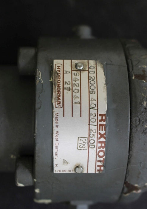 REXROTH Hydraulikzylinder CD200 B 40/20-250B/D doppelt wirkend, gebraucht