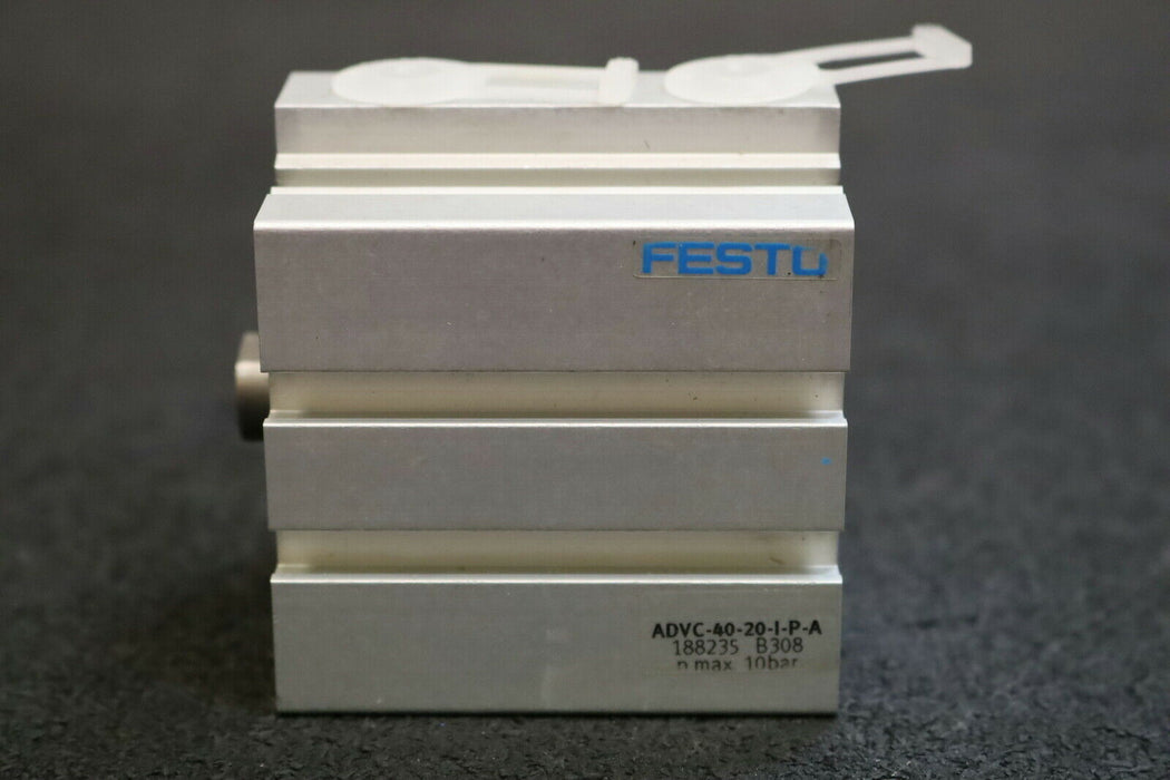FESTO Kurzhubzylinder ADVC-40-20-I-P-A Mat-Nr. 188235 pmax= 10bar Kolben-Ø 40mm