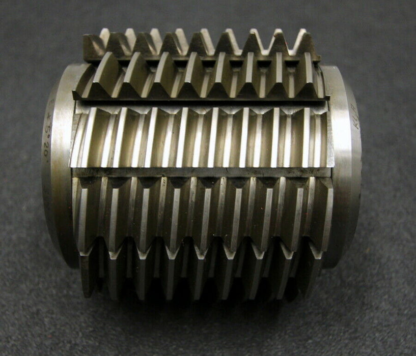 SAAZOR Stollenwälzfräser involute spline hob m=3mm BP III DIN3972 20° 3gg. Li