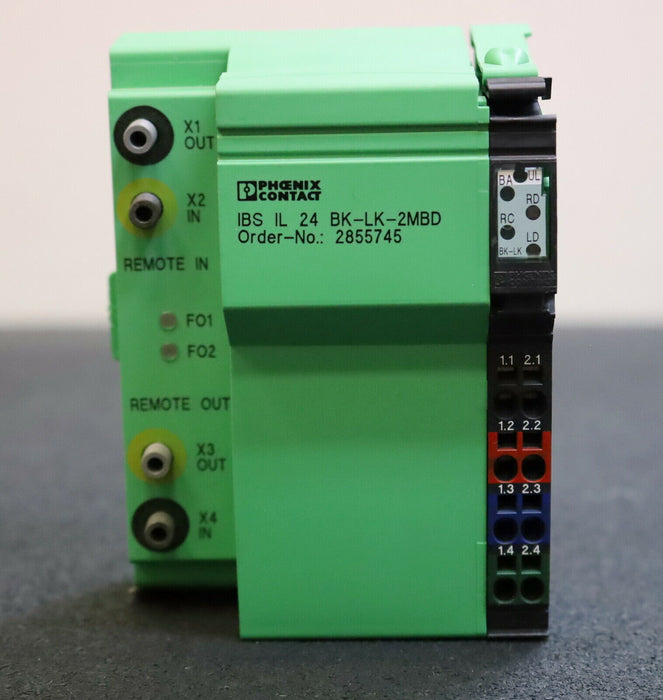 PHOENIX CONTACT Buskoppler IBL IL 24 BK-LK-2MBD Order-Nr. 2855745 unbenutzt
