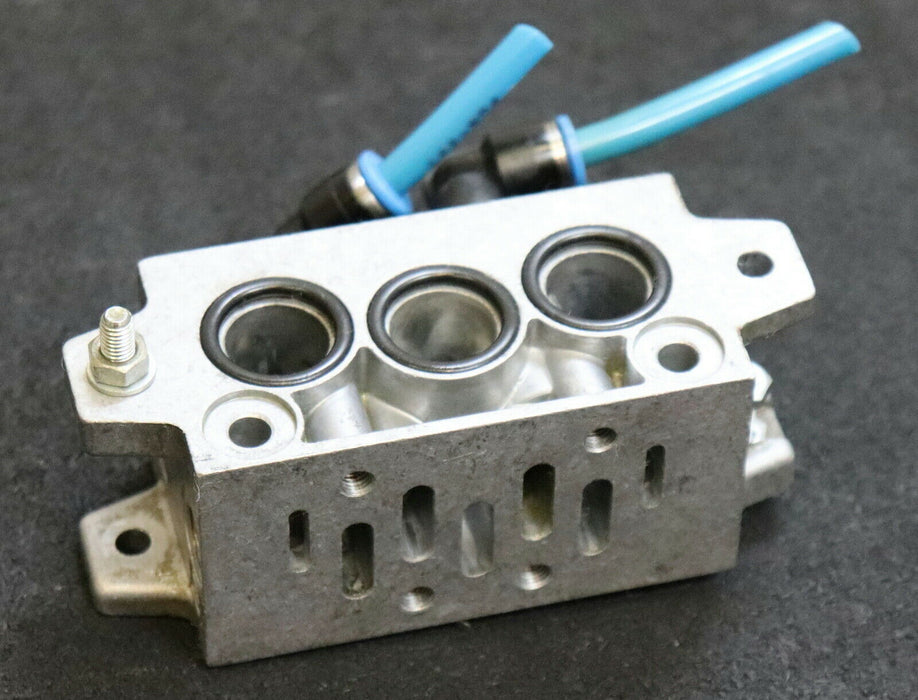 FESTO 4x Ventilgrundplatte VDMA 24345-C-1 - gebraucht