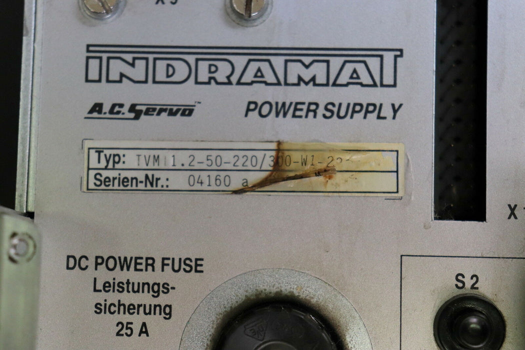 INDRAMAT AC Servo Power Supply UMP TVM 1.2-50-220/300-W1-220/380 gebraucht - ok