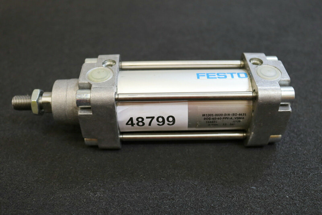 FESTO Pneumatikzylinder DOG-40-40-PPV-A VDMA Art.Nr. 164431 pmax= 12bar