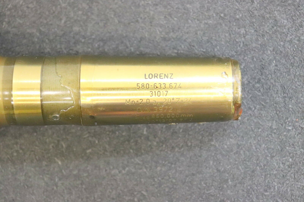 LORENZ 9 Stück Schaftschneidrad für Schrägverzahnung m=1,5mm - hkw=1,25xm