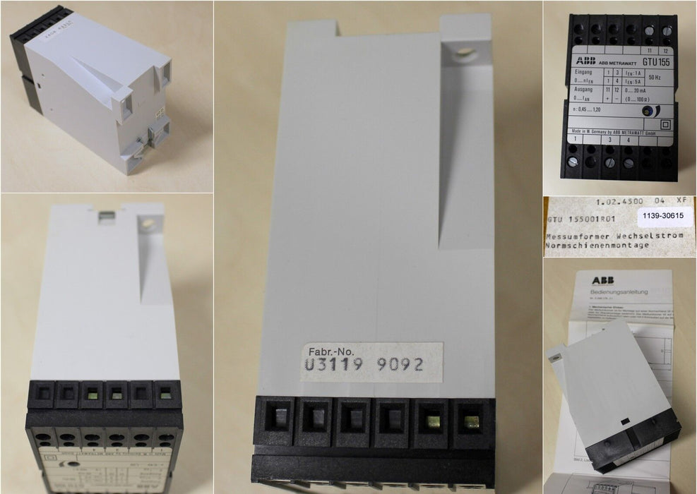 ABB BBC METRAWATT Messumformer GTU155 001R01 - Wechselstrom Normschienenmontage