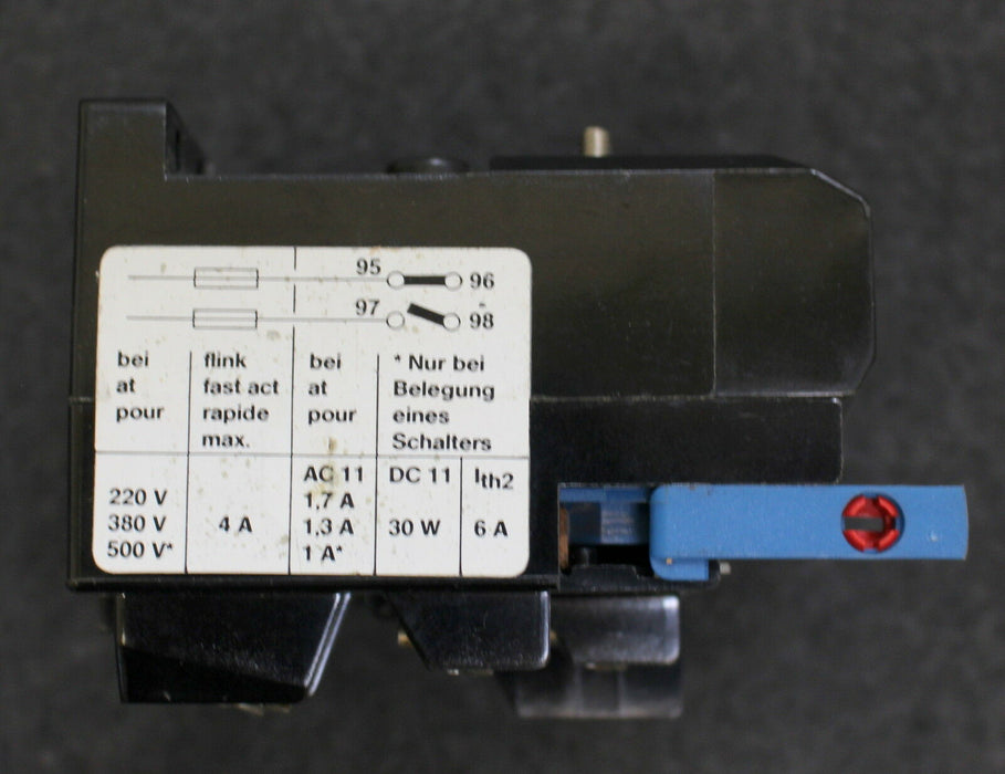 BBC PETERCEM Überlastrelais thermal overload relais TSA 45P C662 8,6-13A