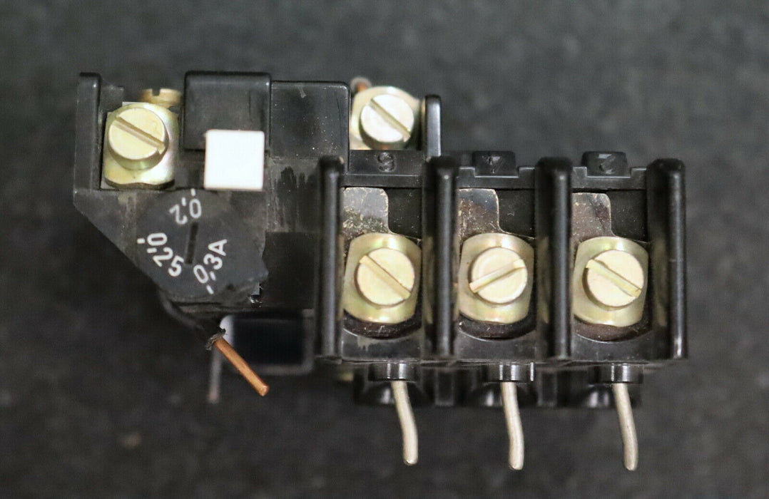 SIEMENS Überlastrelais 3UA4101-0C Einstellbereich 0,2-0,3A unbenutzt