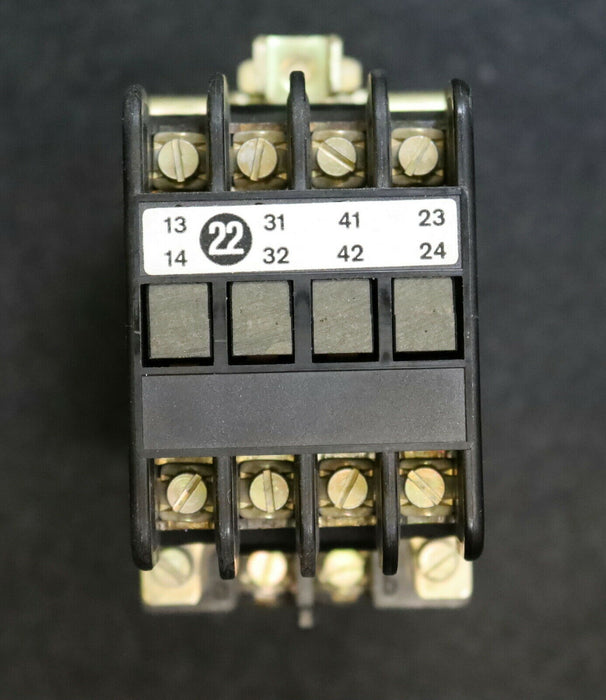 SIEMENS Kontroll-Relais 3TA6802-4B Nennspannung 48VDC 2S + 2Ö Ith = 16A
