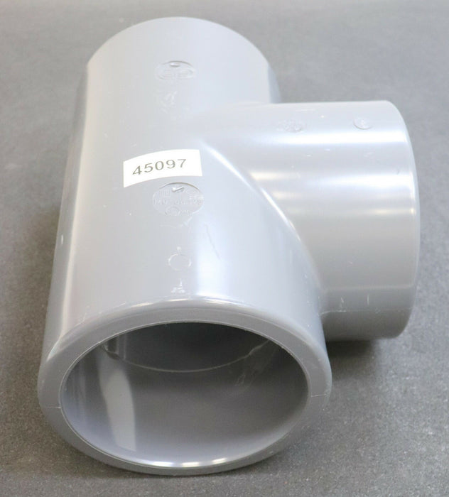 AKATHERM FIP PVC T-Stück T 90° egal metrisch d140 DN125 / PN16 für Rohr-Ø 140mm