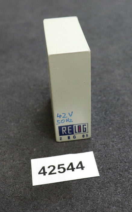 VEB RELAISTECHNIK Relais RELOG 2 RG 05 42VAC 50Hz - gebraucht ok - geprüft