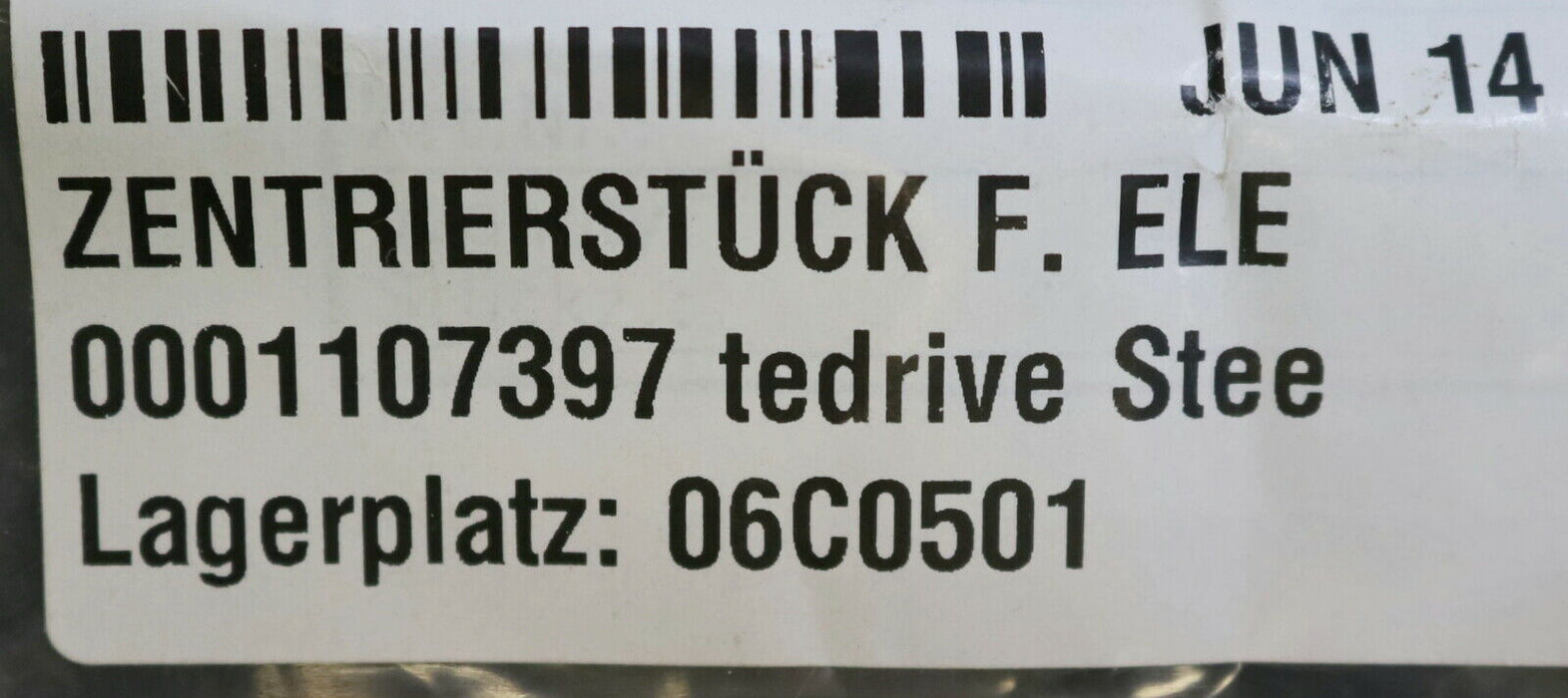 CLOOS Zentrierstück für Elektrodenprüfl. Art.Nr. 72031415 unbenutzt in OVP