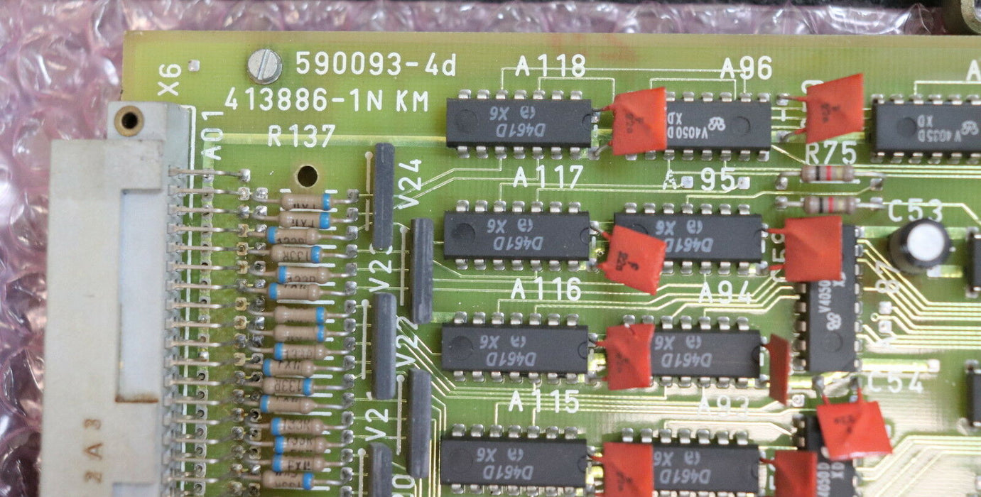 VEM NUMERIK Steuerungsplatine 413886-1NKM 590093-4d RFT 65082 - gebraucht - ok