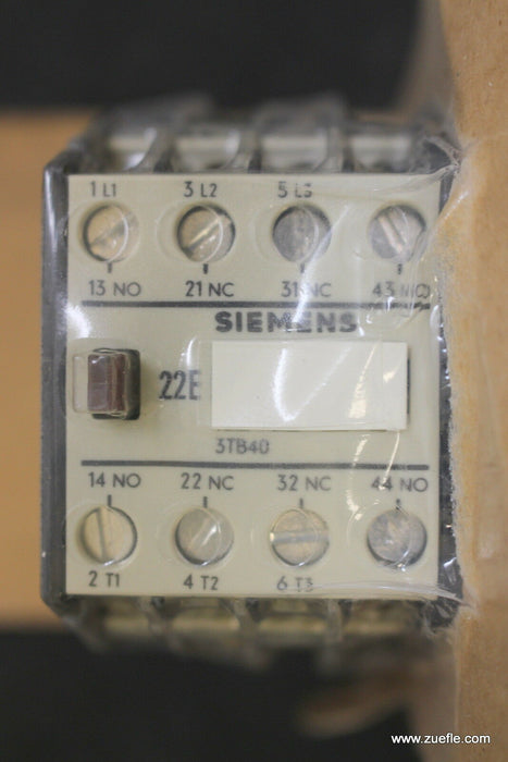SIEMENS Schütz contactor 3TB4017-OBQ4 Us = 240VDC 4kW
