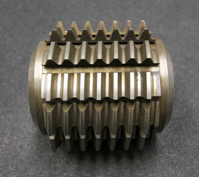 SAAZOR Stollenwälzfräser involute spline hob m= 3,5mm BP I nach DIN3972 20° EGW