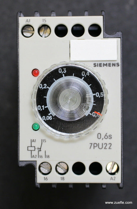 SIEMENS Zeitrelais 7PU2240-0AN20 220-240VAC 50/60Hz 0,06-0,6s 200VAC 3A