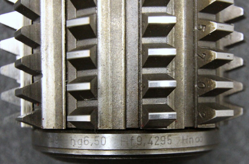 KLINGELNBERG Stollenwälzfräser involute spline hob Fertigfräser m= 3mm BP I 20°