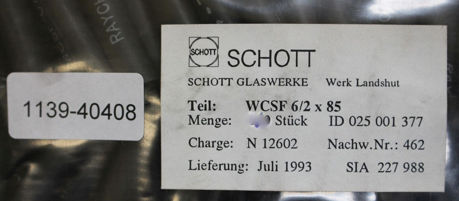 RAYCHEM Schrumpfschlauch WCSF-070 6/2x85 geschnittene Länge 85mm - 100 Stück
