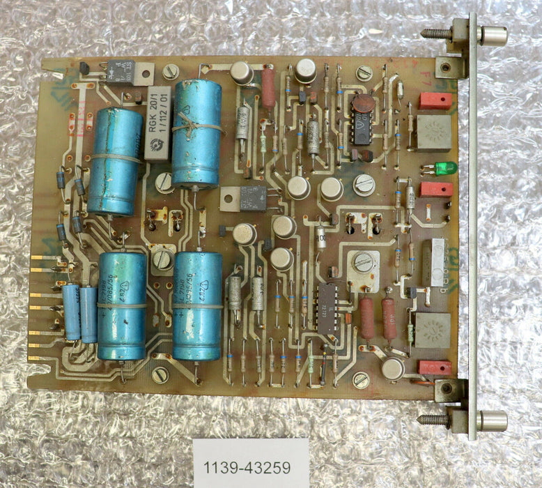 VEM NUMERIK RFT DDR +/-15V/1,5A Platine 413723-6 NKM 4675-9 gebraucht - ok