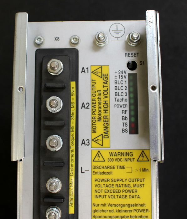 INDRAMAT TDM Servo Controller TDM 1.2-050-300-W1-0 Mod1/1X0848-003