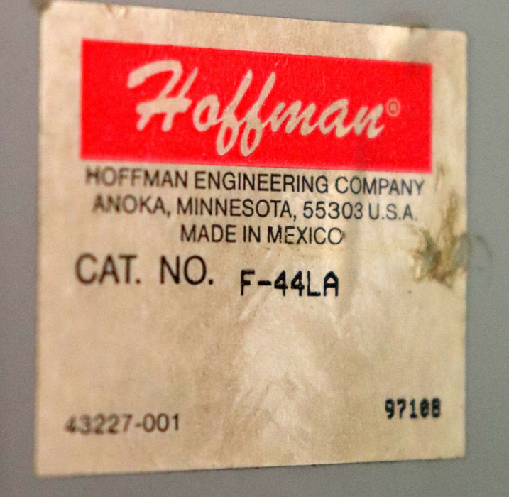 HOFFMAN Wireway, steel, Telescope Fitting Cat. No. F-44LA Lay-In 4"x4"